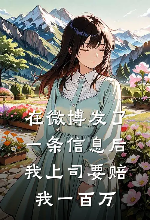 在微博发了一条信息后，我上司要赔我一百万