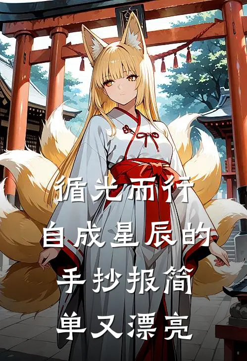 循光而行,自成星辰的手抄报简单又漂亮