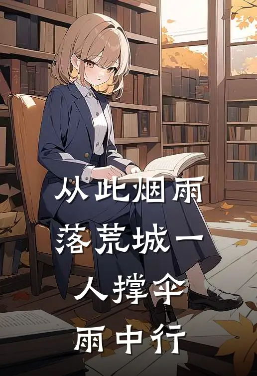 从此烟雨落荒城一人撑伞雨中行