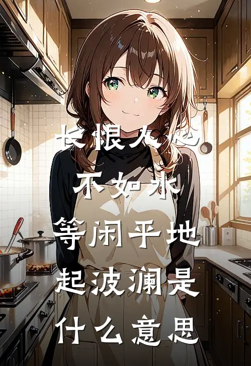 长恨人心不如水,等闲平地起波澜是什么意思