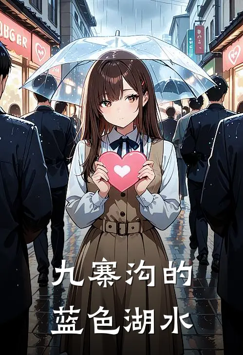 九寨沟的蓝色湖水