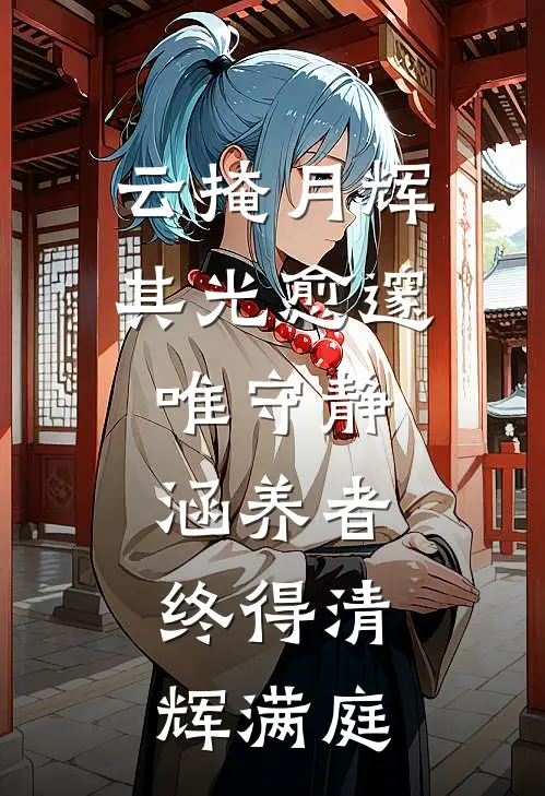 云掩月辉,其光愈邃,唯守静涵养者,终得清辉满庭